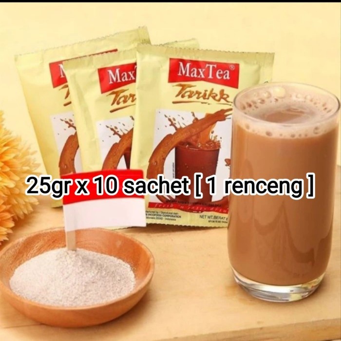 

Max Tea Teh Tarik 1 bag 25gr x 50 sachet