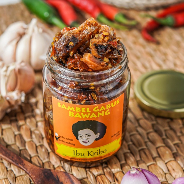 

Lezat- SAMBEL GABUS BAWANG Sambal Ibu Kribo Khas Bogor