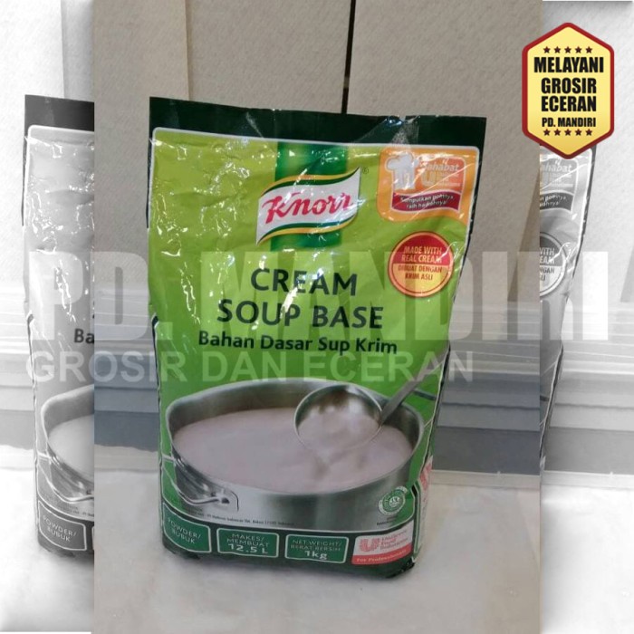 

Lezat- KNORR CREAM SOUP BASE 1Kg / Bahan Dasar Sup Krim