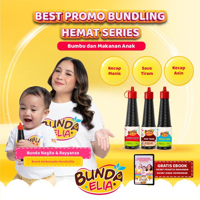 

Lezat- Bumbu Bunda Elia Bundling HEMAT Series Kecap Manis