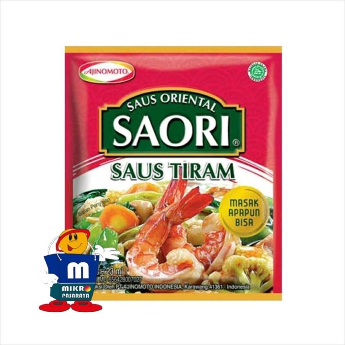 

Lezat- Ajinomoto SAORI SAUS TIRAM [23 ml / Pcs]
