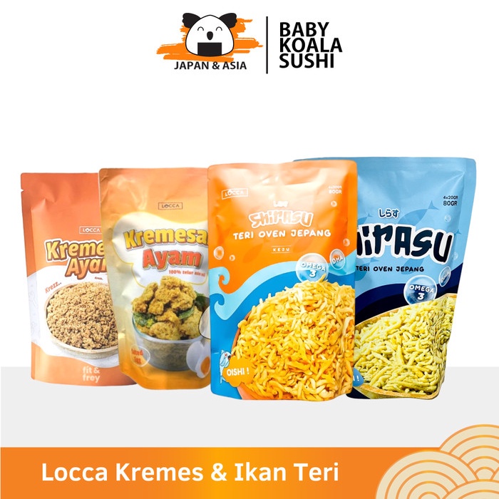 

LOCCA KREMESAN AYAM SHIRASU IKAN TERI JEPANG 100 g Halal