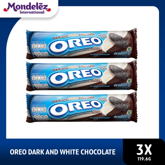 

Oreo Biskuit Dark & White Chocolate 119.6g - 3 Pack