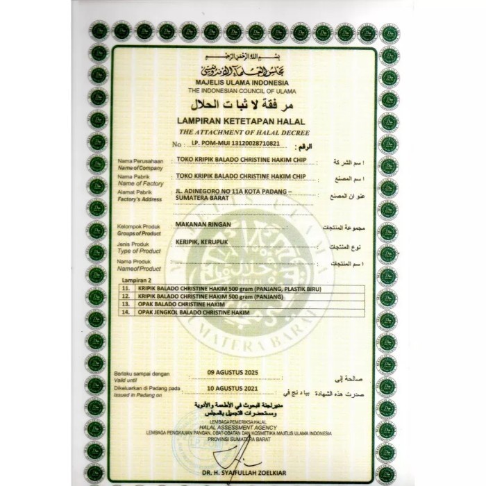 

Keripik Balado Christine Hakim Oleh Oleh Khas Padang 250 g