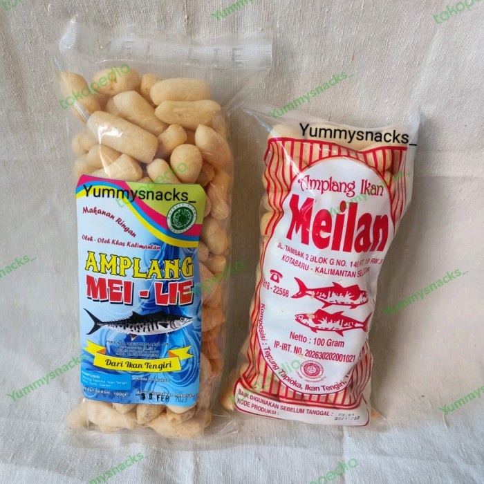 

(GoodSeller) Amplang Meilan/Kuku Macan Meilan/Kerupuk Ikan Tenggiri Meilan Kalsel