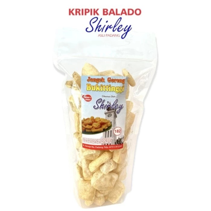 

kerupuk jengek balado shirley asli padang