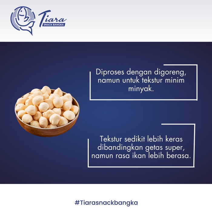 

Getes Getas Mini Amplang Ikan Tenggiri 250 Gram by Tiara Snack Bangka