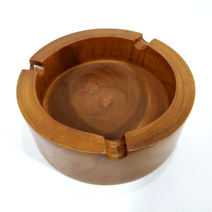 (GoodSeller) Asbak Rokok Unik Antik Dari Kayu Jati Asli