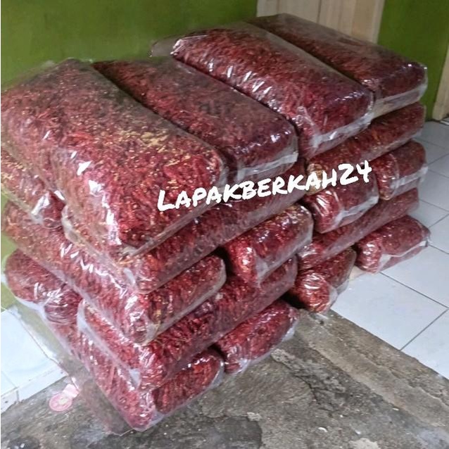 

Lezat- KEMASAN ( 5.kg ) CABE RAWIT TEJA KERING IMFOR KUKITAS SUPER PEDAS TANPA TANGAKI SUPER