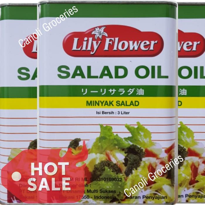 

Lezat- Lily Flower Salad Oil 3 Lt