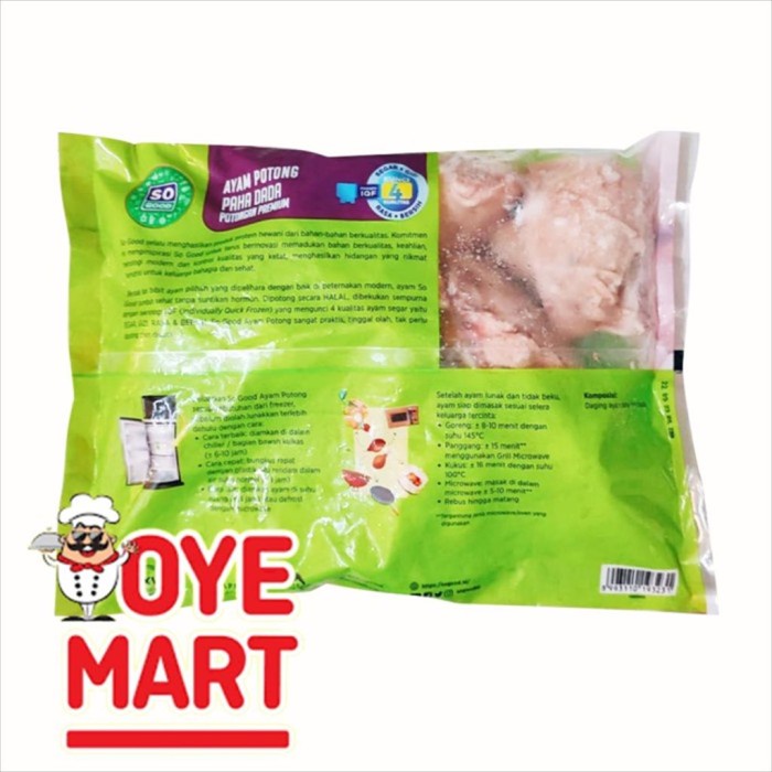 

Lezat- SO GOOD DAGING PAHA DAN DADA AYAM 1KG / DAGING AYAM POTONG BEKU