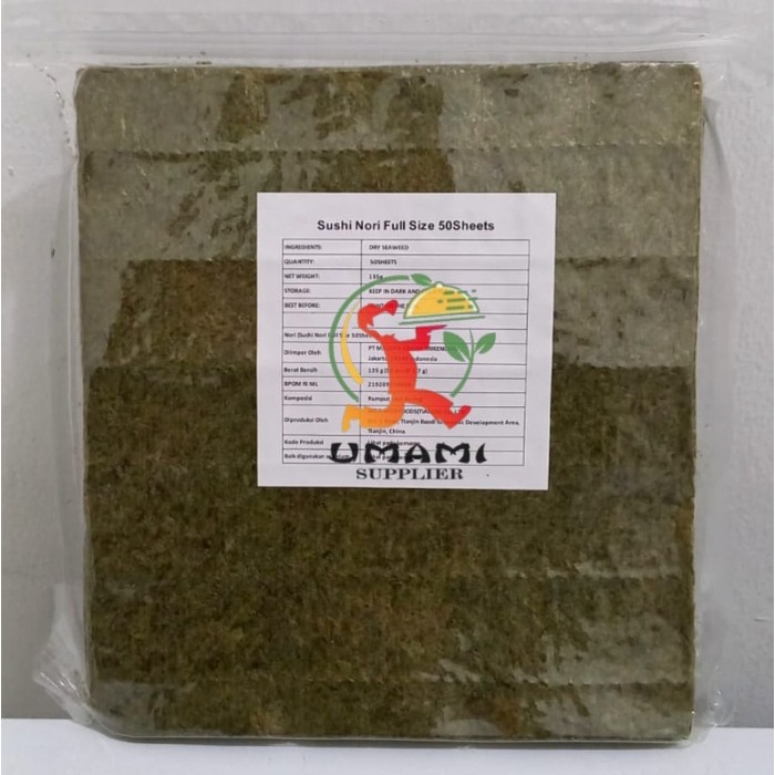 

Sushi Nori / Rumput Laut 50lembar