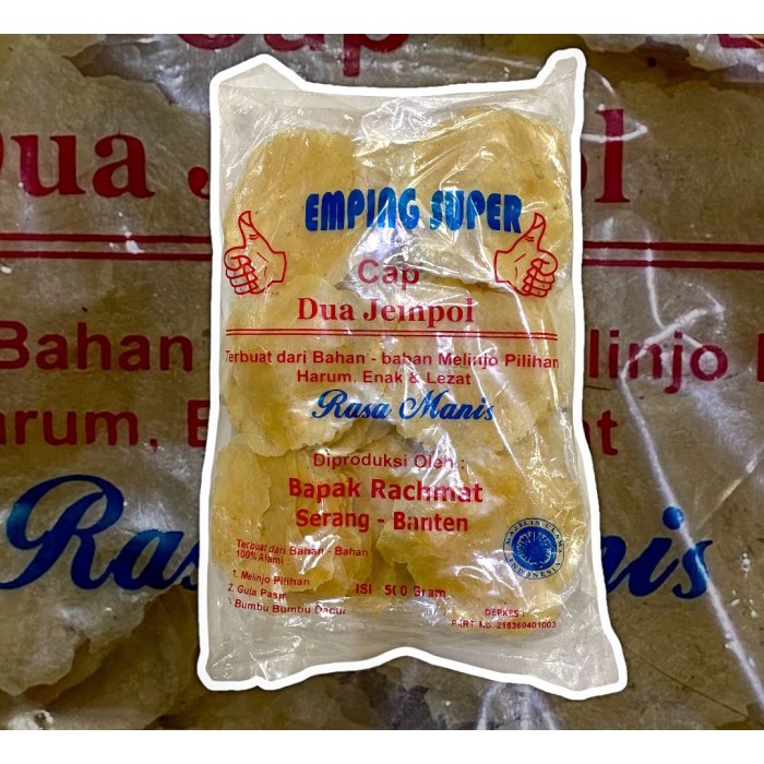 

Emping Super Cap Dua Jempol Rasa Manis 500gr