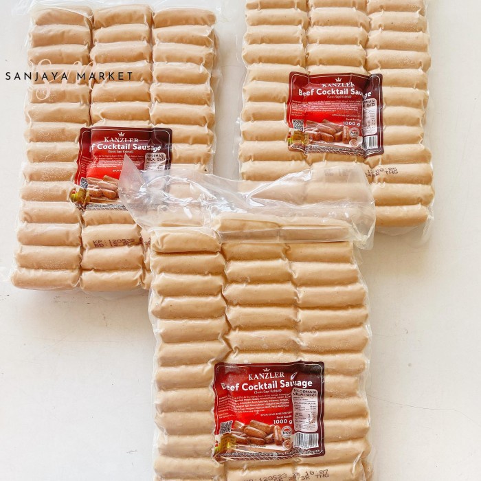 

Lezat- Kanzler Beef Cocktail 500 250 gram Sosis Enak Murah Promo Ready