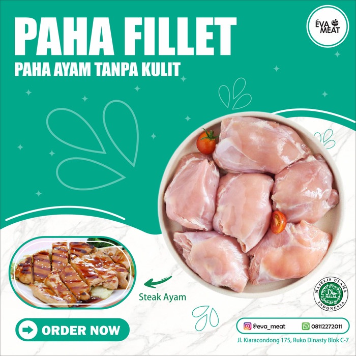 

Lezat- paha filet - chicken thight fillet - fillet paha ayam - boneless thigh