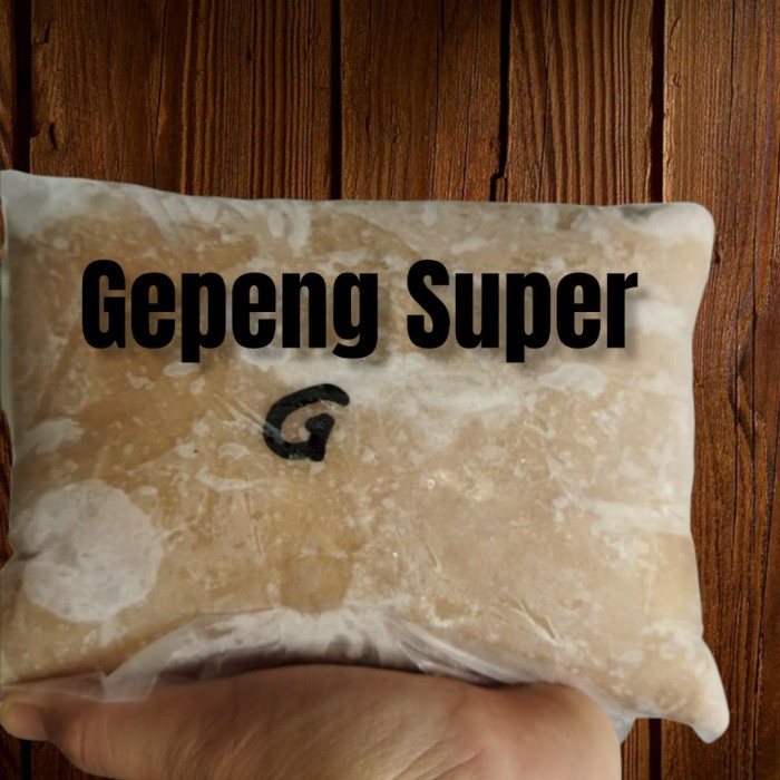 

Lezat- tenggiri giling gepeng super (betina/pipih)