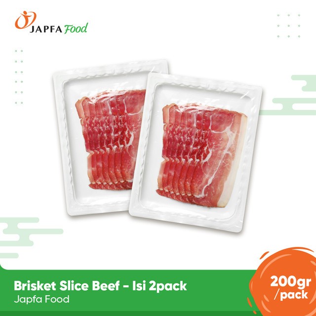 

Lezat- Brisket Slice Beef 200gr - Isi 2 pack
