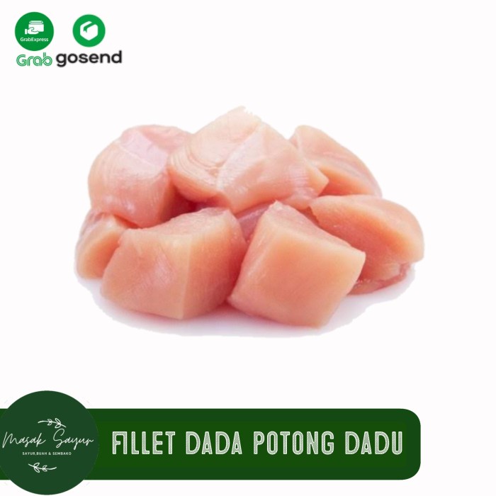 

Lezat- fillet dada segar potong dadu