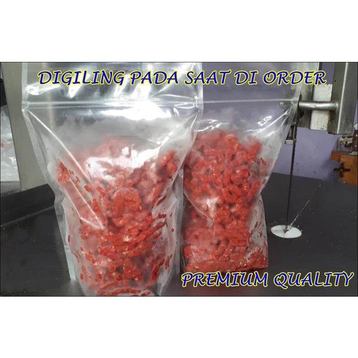

Lezat- Daging giling sapi 500gr murni daging, tanpa campuran serbuk