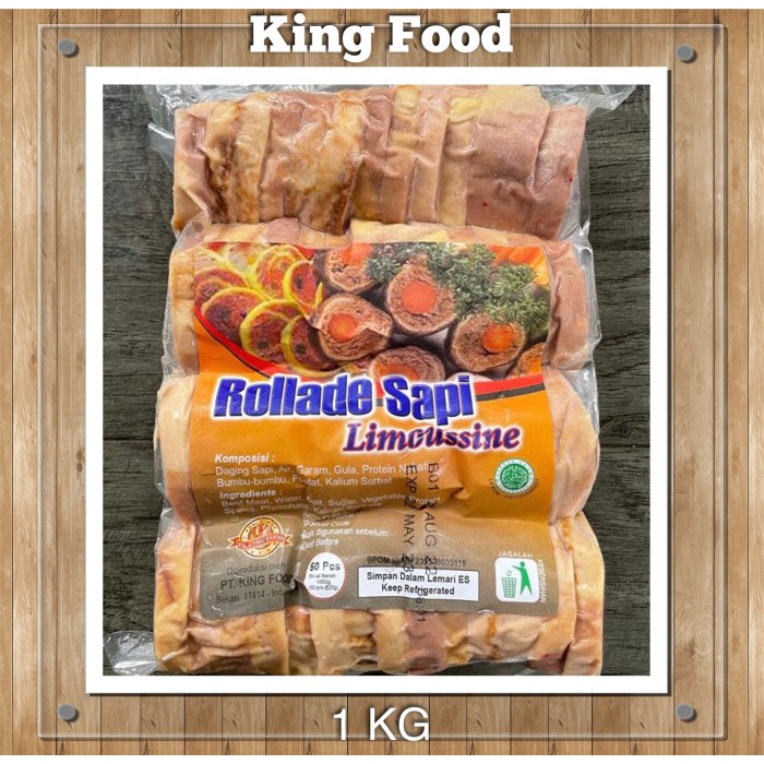 

Lezat- King Food Rollade Sapi Limoussine 1000 gr
