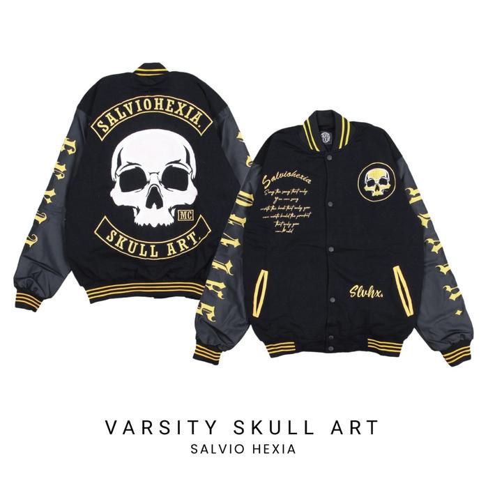 Salvio Hexia Varsity Jacket Skull