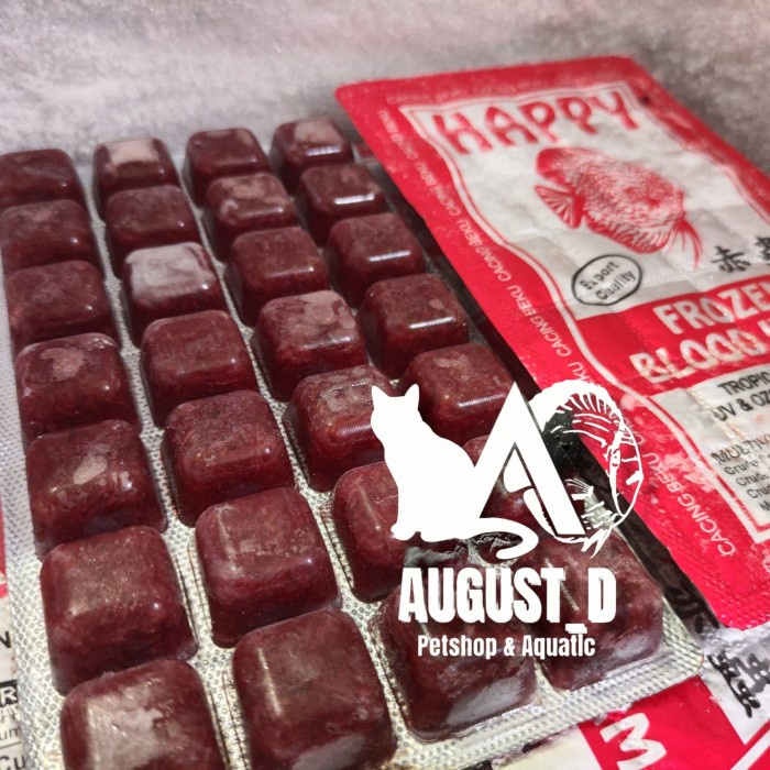 Cacing Beku Happy / Cabek/ Bloodworm (/ Instant Only)