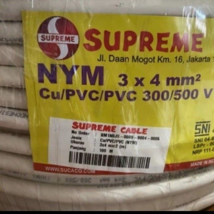 SUPREME KABEL NYM 3X4MM
