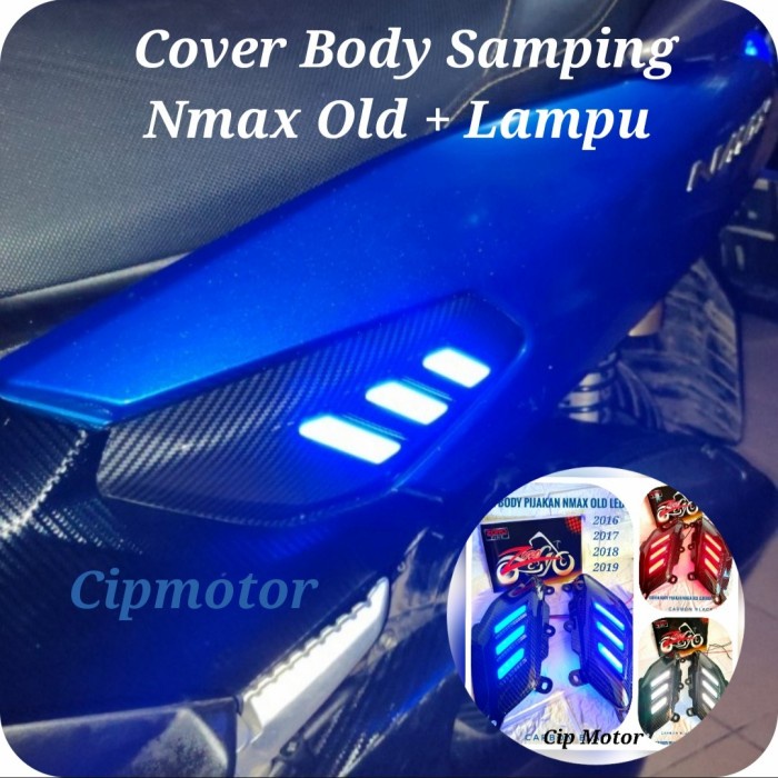 Carbon Nmax Cover body samping Nmax Carbon Lampu