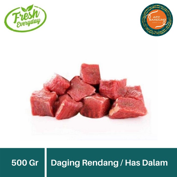 

Lezat- Daging Sapi Potong Rendang 500gr Fresh Frozen