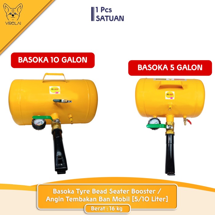 BASOKA BAZOOKA TYRE BEAD SEATER BOOSTER ANGIN TEMBAKAN BAN MOBIL ORIGINAL