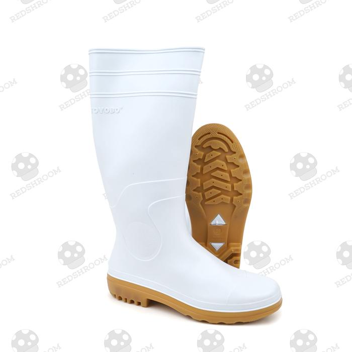 Sepatu Boot Tinggi TOYOBO 8808 Putih Maroon Kuning Hijau Biru Hitam Karet Lokal Lentur Anti Slip Air