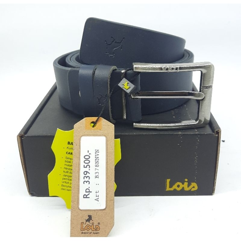 TrendyGaya- BELT PRIA GESPER PRIA IKAT PINGGANG PRIA SABUK PRIA KULIT LOIS ORIGINAL B378NNVN