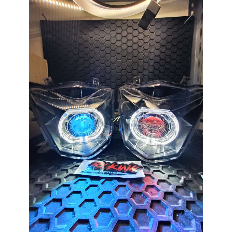 LAMPU DEPAN BEAT ESP BEAT STREET 2018 MODIF SEMI BILLED