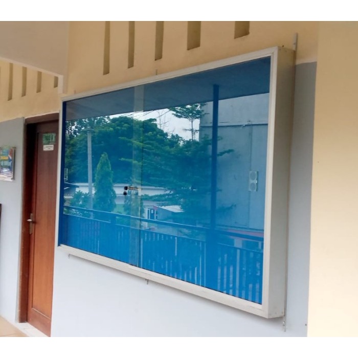 

TERLARIS mading kaca gantung murah 120 x 200 cm