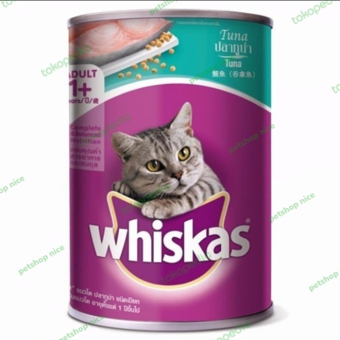 Expedisi Only Whiskas Kaleng 400Gr Makanan Kucing Whiskas 1 Dus Isi 24