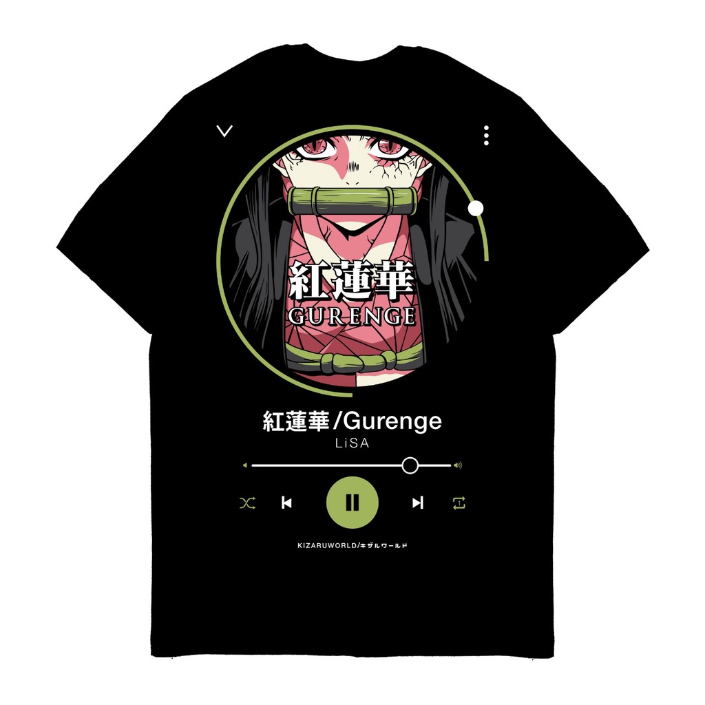 【Ori】KIZARU T-Shirt Music Series Demon Slayer GURENGE