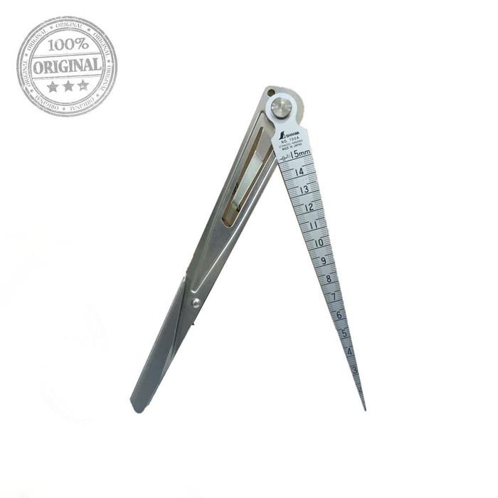 

TERLARIS Shinwa Taper Gauge w/ metal case 1-15 mm-62603