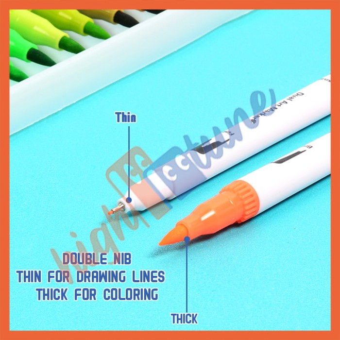 

SET SPIDOL WARNA AIR CAT AIR PENA KUAS HIGHTUNE - 12, 36, 60, 100, 120 WARNA