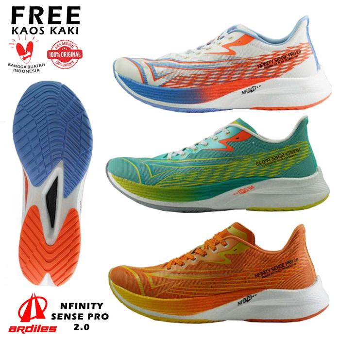 Sepatu Running Ardiles Nfinity Sense Pro 2.0 Original Sepatu Lari Long Run Ardiles Nfinity Sense Pro