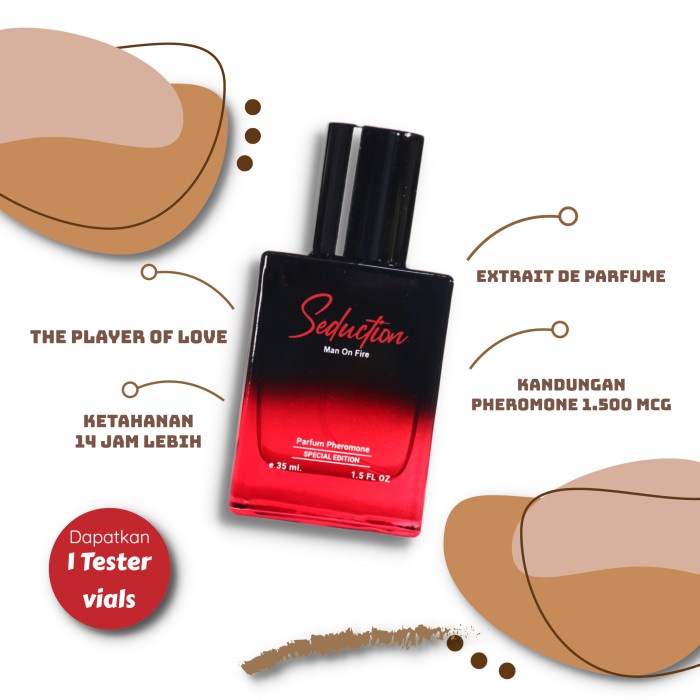 Flash- Seduction Man On Fire Limited Edition Pheromone Parfume 35 mili