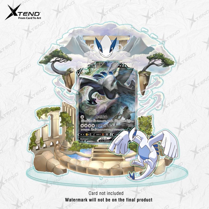 Standee Frame Lugia Sr Aa Promo Ex Sar Kartu Pokemon Tcg Original