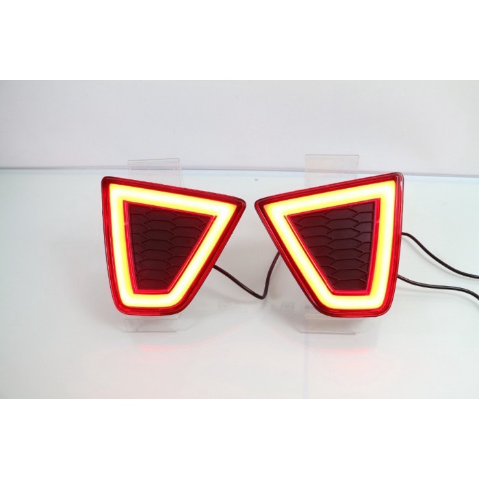 LAMPU REFLEKTOR BEMPER BELAKANG MOBIL HONDA JAZZ 2014-16