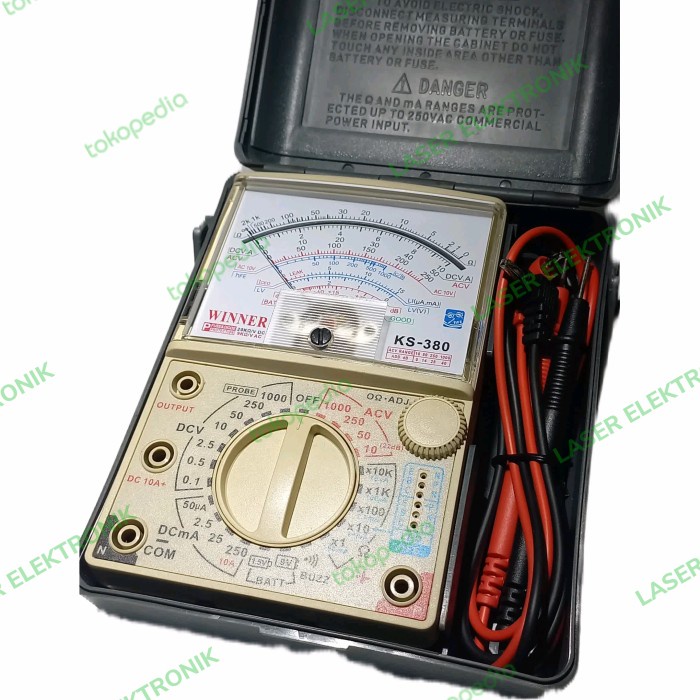 READY STOK ANALOG MULTIMETER WINNER KS-380