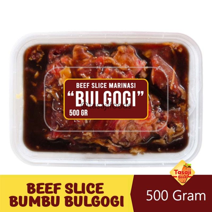 

Hot Sale Daging Slice Marinasi Bulgogi 500Gr Original