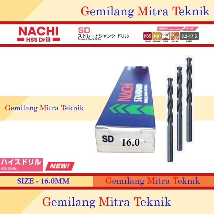 Mata Bor Besi Nachi 16mm