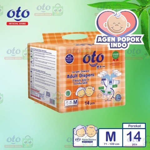 OTO Popok Dewasa PEREKAT M 14 OTO Diapers Adult Tape M14