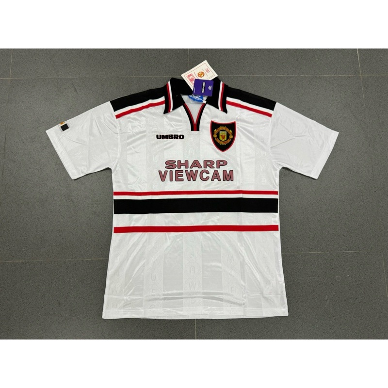RETRO JERSEY RETRO MU AWAY LOGO PERISAI 1998/1999 GRADE ORI