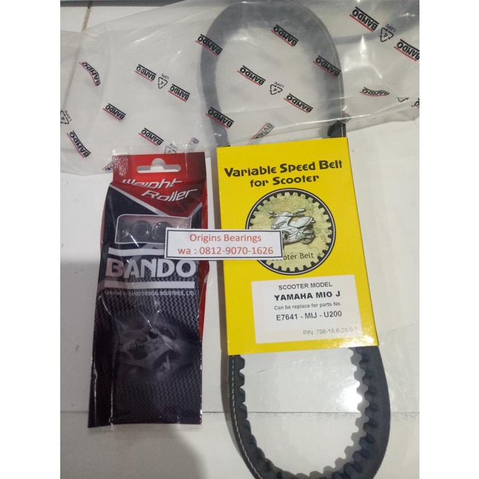 TERMURAH V BELT MIO J WITH ROLLER BANDO ORIGINAL ASLI