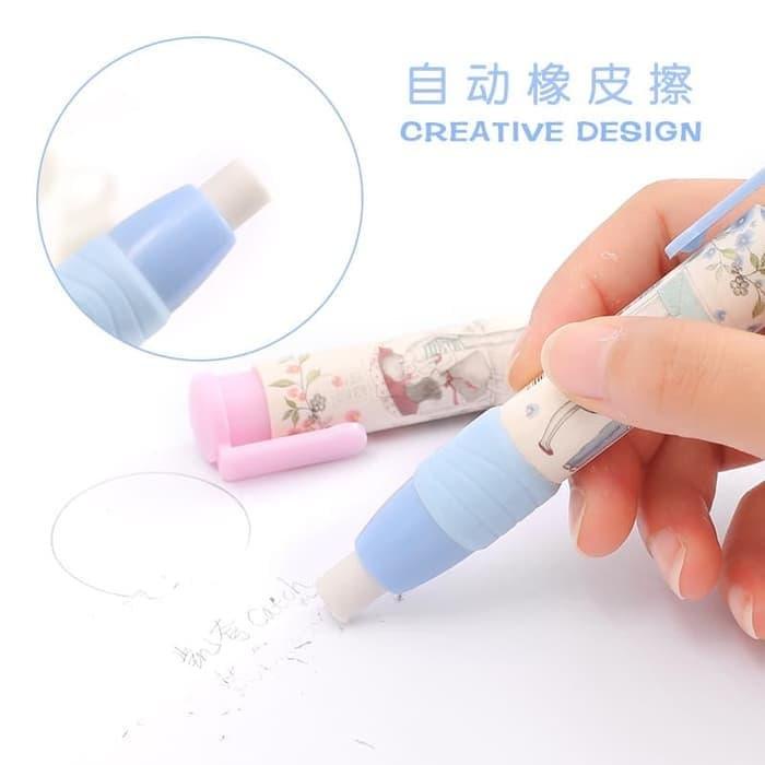 

Penghapus Pensil Tekan Motif Girl Romance