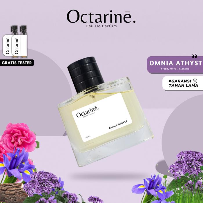 New Omnia Athyst - Octarine Parfum Garansi Tahan Lama Aroma Fresh, Floral, Mewah